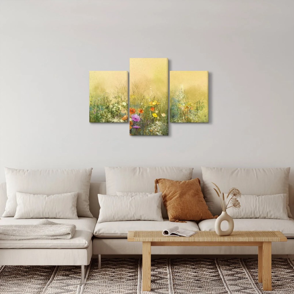 Tablou - Pajiște pictată (90x60 cm)