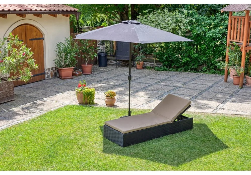 Umbrelă de soare fără suport Bonami Essentials Sun, ø 300 cm, negru