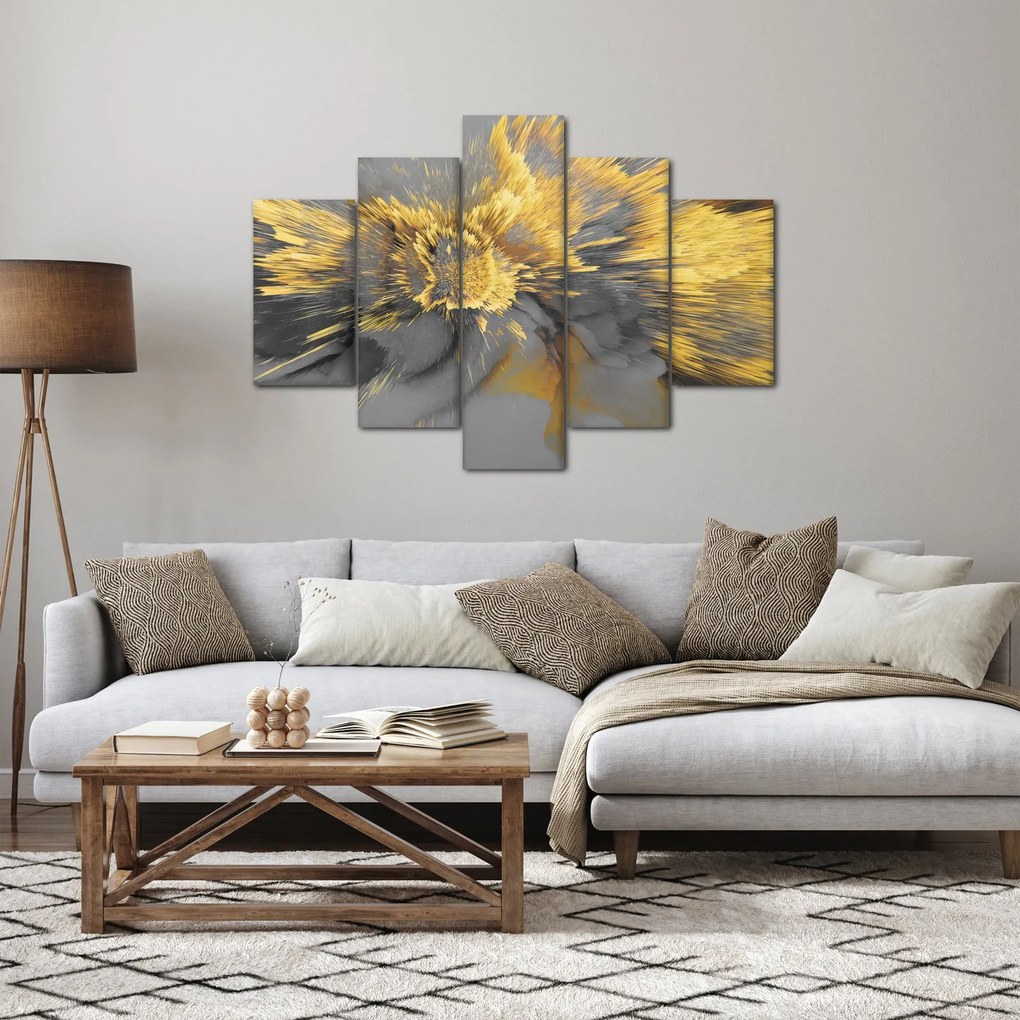 Tablou - Expansiunea aurului (150x105 cm)