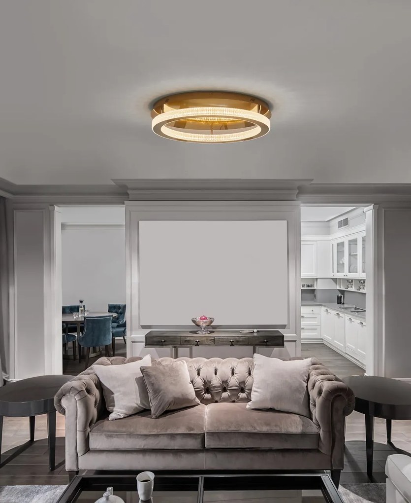 Plafoniera LED dimabila, design modern FIORE, 60cm