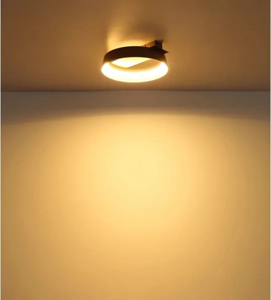 Globo 48048D - Plafonieră LED SYRAKUS LED/12W/230V 3000K 26x25 cm