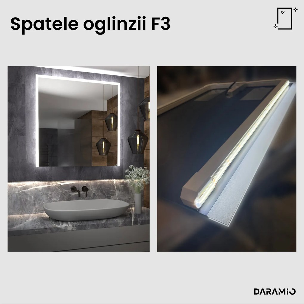 Oglindă cu iluminare LED F3