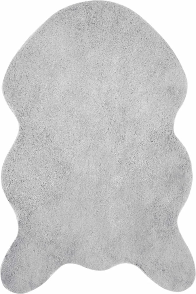 vidaXL Covor din de iepure sintetic antiderapant Olite Gri 80 x 120 cm