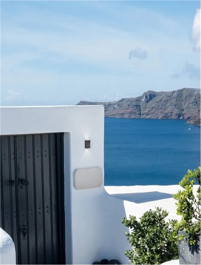 Aplica LED pentru exterior design modern IP54 Dewei negru