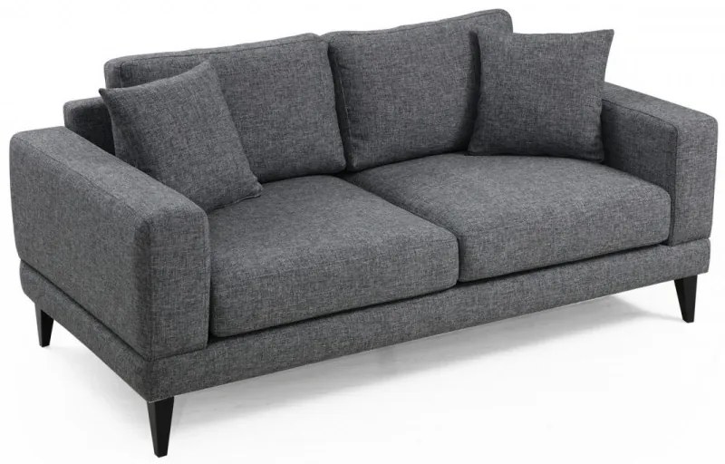 Canapea cu 2 Locuri Nordic 2 Seater, Gri Inchis