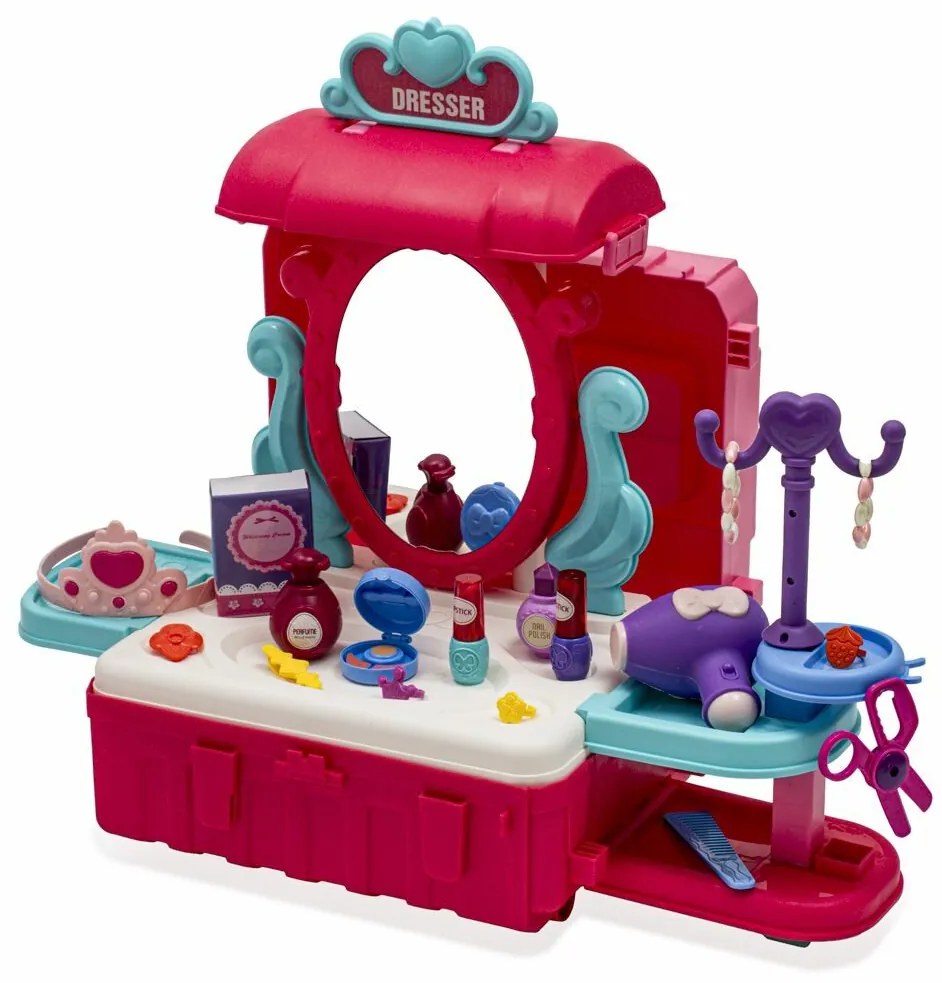 Valiză cu trusă de cosmetice Baby Mix 3in1, 73,5 x 60 cm