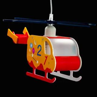 Pendul 1xE27 portocaliu-rosu Helicopter 1 Kelektron 20 3 06 000 00 536