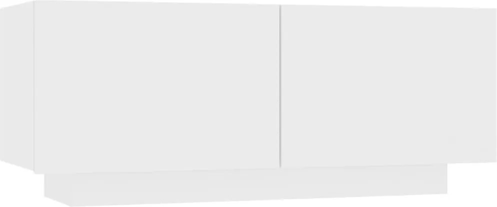 vidaXL Noptieră, alb, 100x35x40 cm, lemn prelucrat