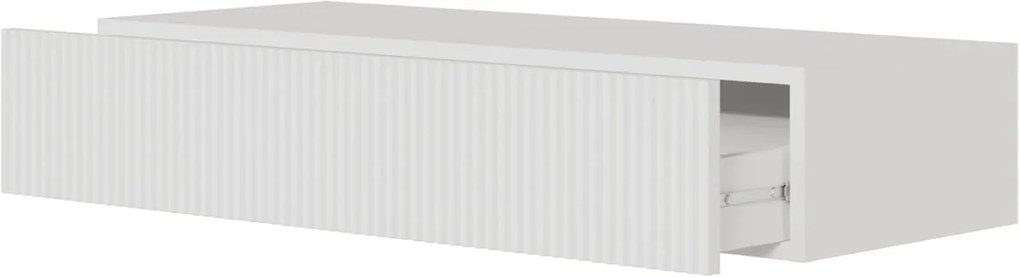 MAA42 - Masuta Consola suspendata Alba, 90 / 110 cm, masa de toaleta cu 1 / 2 sertar(e), cosmetica machiaj, vanity