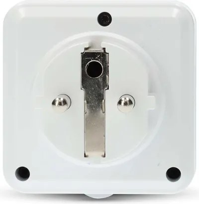 Priză inteligentă Nedis WIFIPO130EWT 3680W/230V/ tip E/16A Wi-Fi Tuya IP44