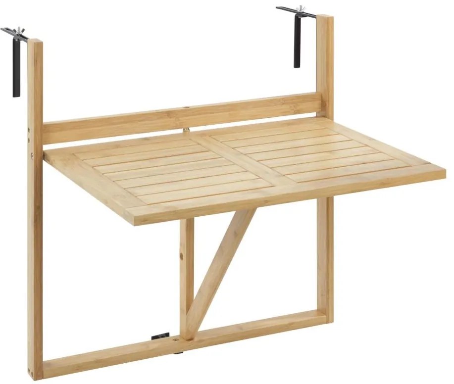 WENKO 69806800 - Masă WAIKIKI 64x65 cm alb/maro