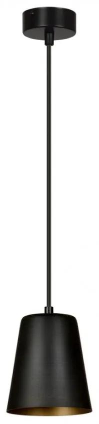 Pendul metalic design minimalist MILGA 1 negru/auriu