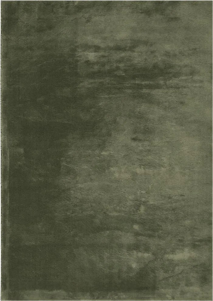 vidaXL Covor HUARTE, fir scurt moale și lavabil verde pădure 240x340cm