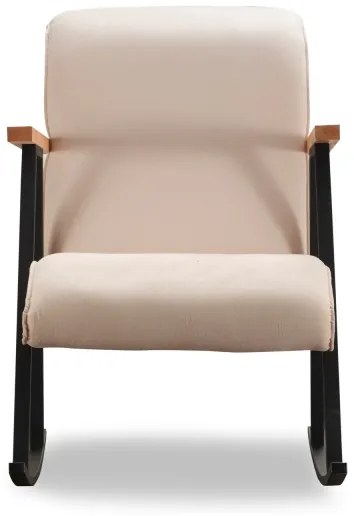 Fotoliu balansoar LUNI, crem