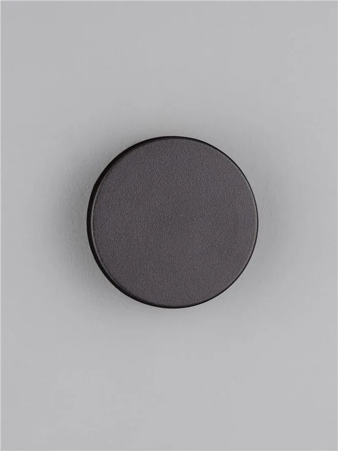 Aplica lumina ambientala pentru fatade IP65 ELLUX negru 10cm