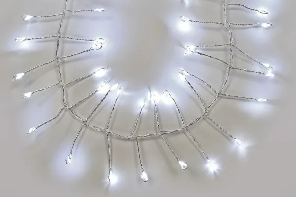 Ghirlandă LED pentru exterior 1920xLED/8 funcții 19,2m IP44 alb rece