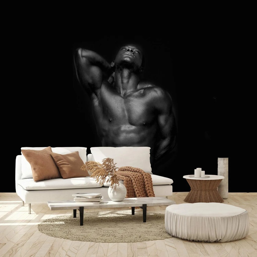 Fototapet - Portretul unui bărbat african (147x102 cm)