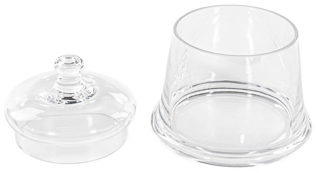 Recipient pentru prajituri, Sticla