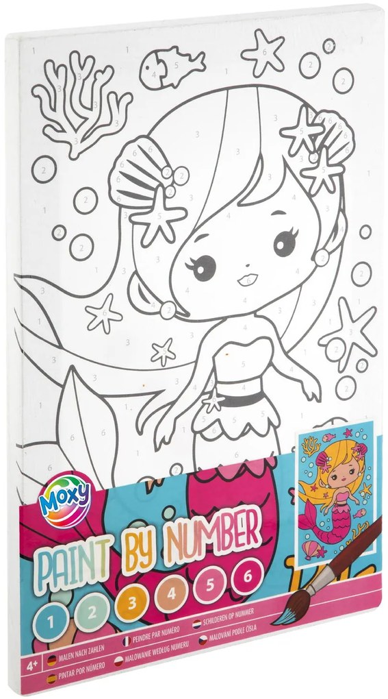 TABLOU PICTURA PE NUMERE - SIRENA - GRAFIX (150065-1)