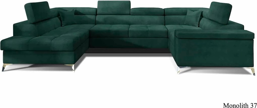Colțar lemn masiv Formă U Extensibil Tango 350x202cm Personalizabil