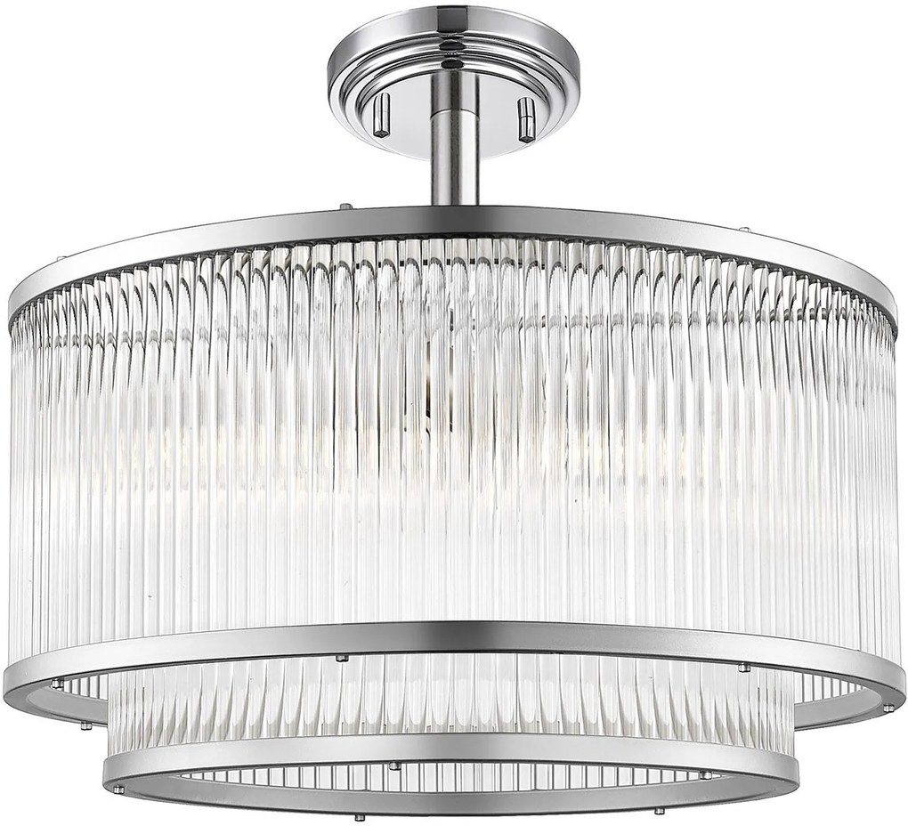 Zuma Line Sergio lampă de tavan 5x60 W crom-transparent C0528-05H-F4AC