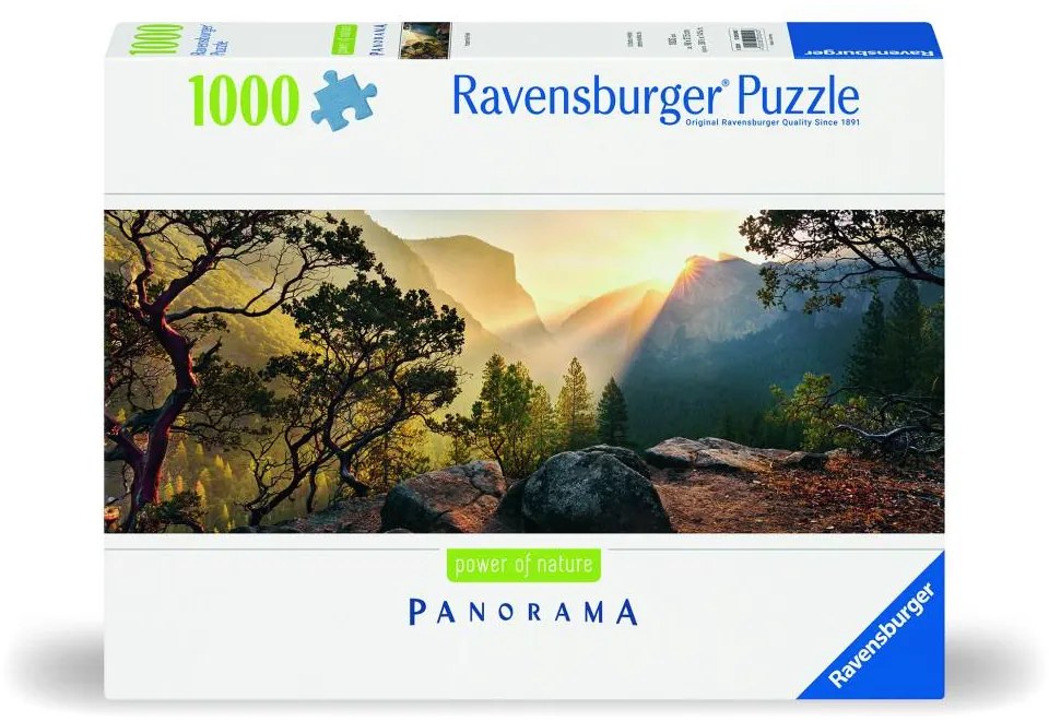 PUZZLE PANORAMA PARCUL YOSEMITE 1000 PIESE DESIGN NOU - RAVENSBURGER (RVSPA00045)