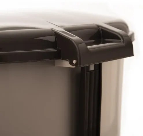 Coș de gunoi cu pedală Orion 30 l, maro, 30 l