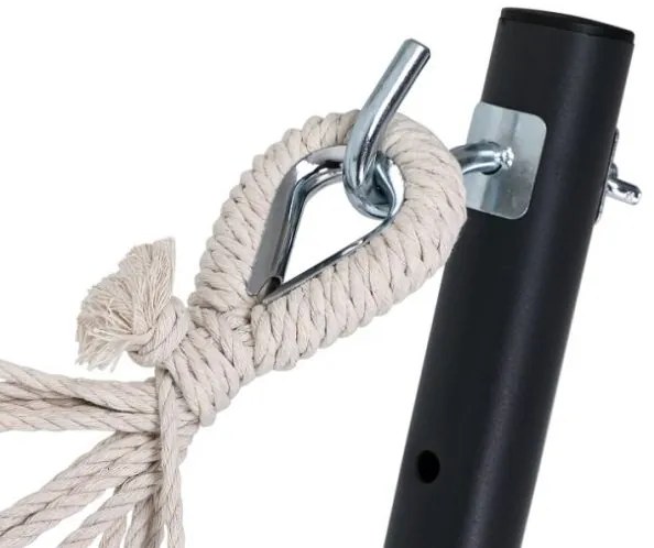 Deuba Hamac cu cadru metalic 200 x 80 cm - albastru