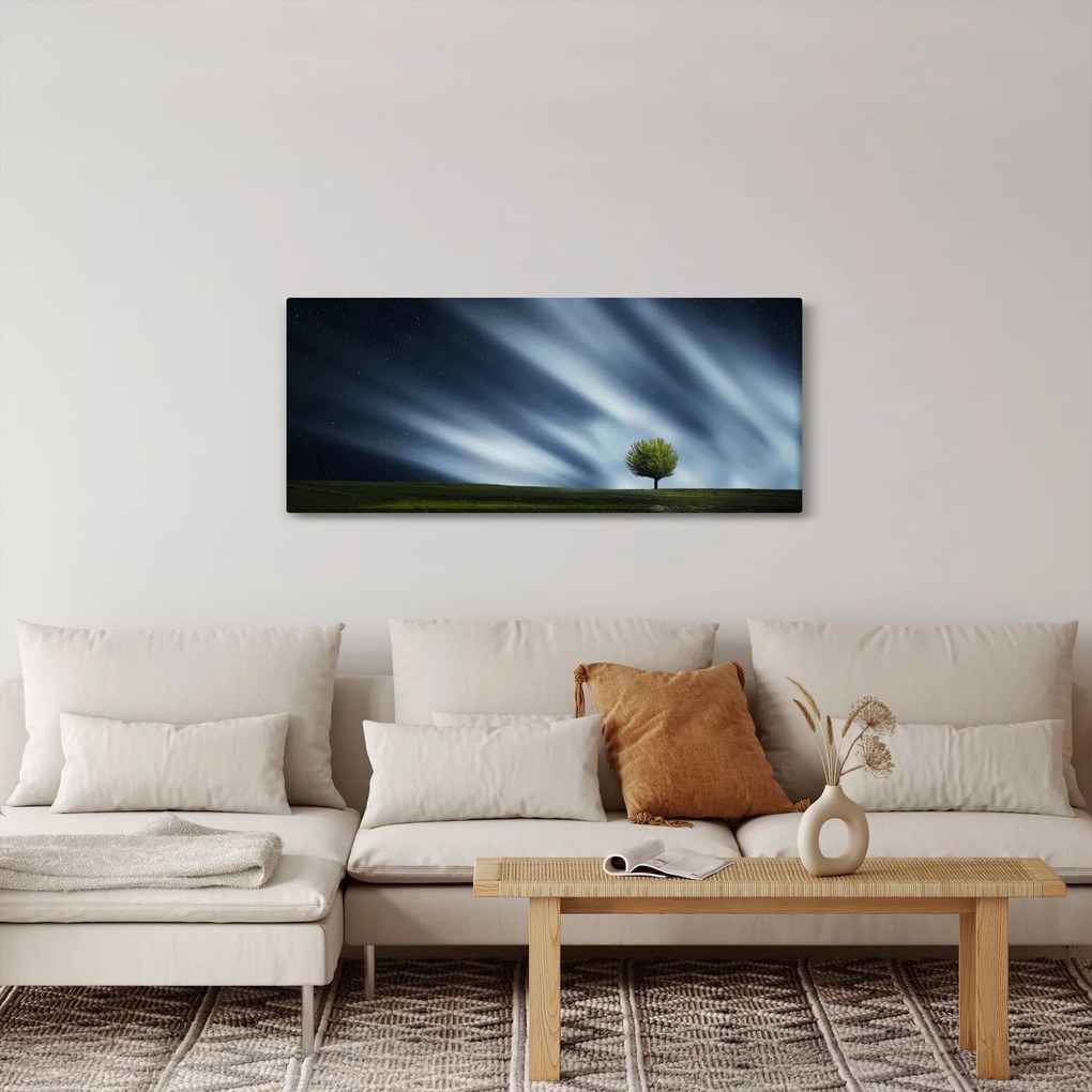 Tablou -Aurora boreală (120x50 cm)
