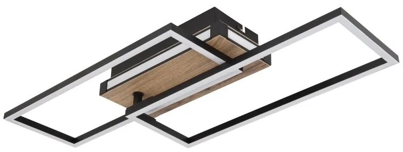 Plafoniera LED design indistrial Colli negru