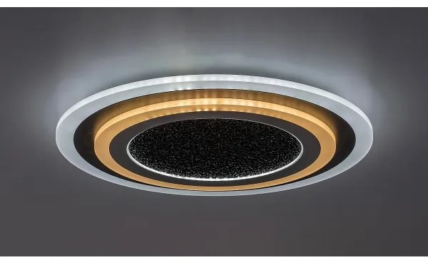 Rabalux 71316 - Plafonieră LED TANELI, dimabilă, 56W/230V, 3000/4000/6000K, neagră + telecomandă