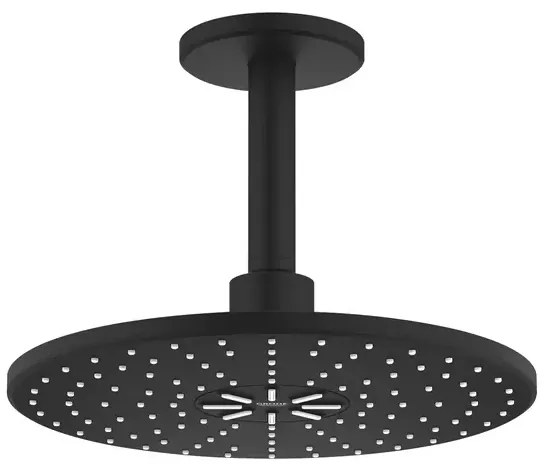 Palarie si brat de dus Grohe Rainshower SmartActive 310 cu 2 functii negru mat