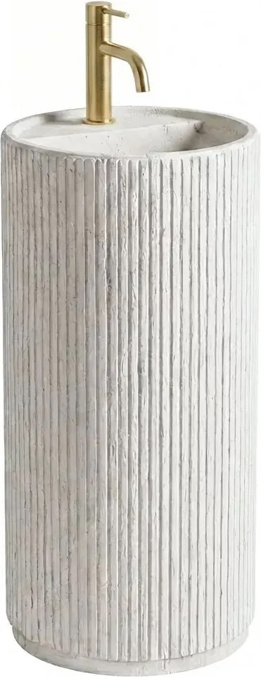 Lavoar compozit freestanding Rea Margarita 39 cm alb mat