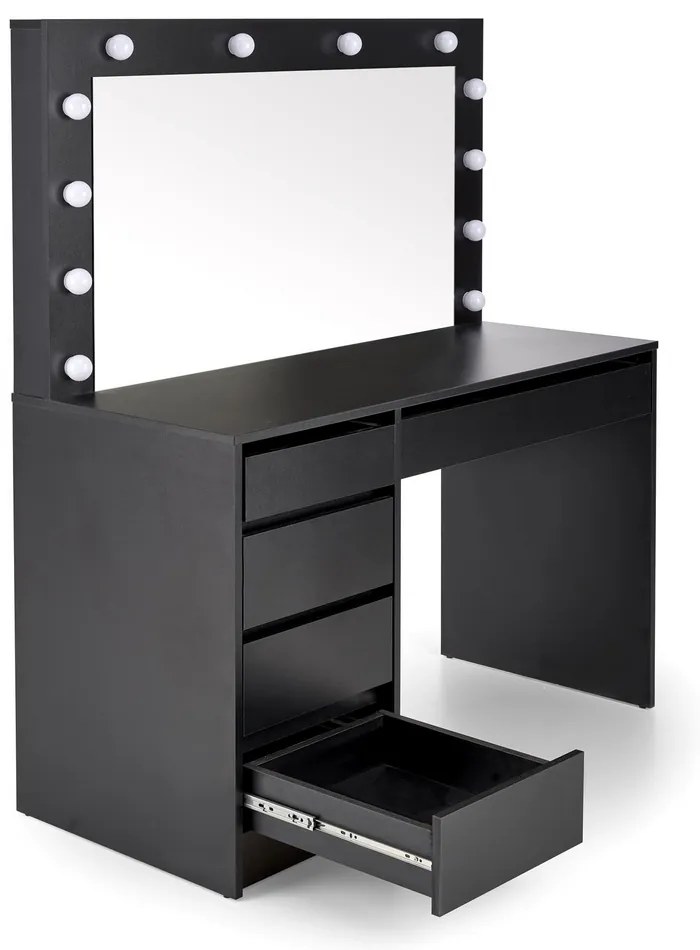 Masuta de toaleta Hollywood XL, neagra