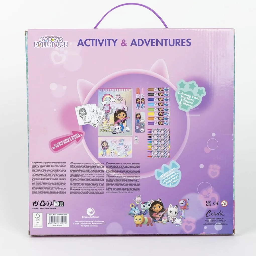 Gabby&#039;s Dollhouse Cat Adventures set de papetărie