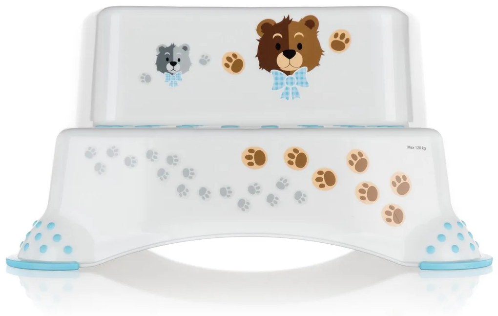 Scăunel de copii Banquet 4kids Bears 2 etaje, 40 x 37 x 21 cm