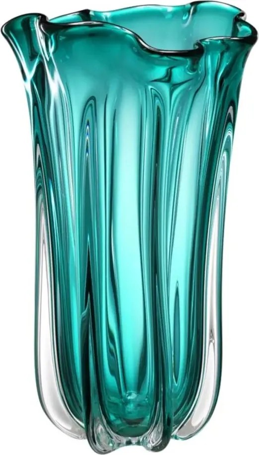 Vaza design elegant Vagabond turcoaz 112572 HZ