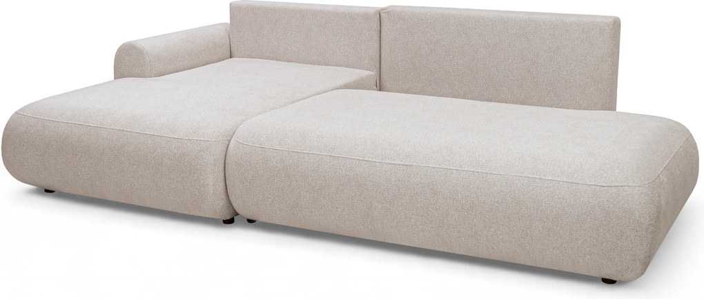 Colțar extensibil Lotulis L II stânga - țesătură hidrofobă crem Blur 01