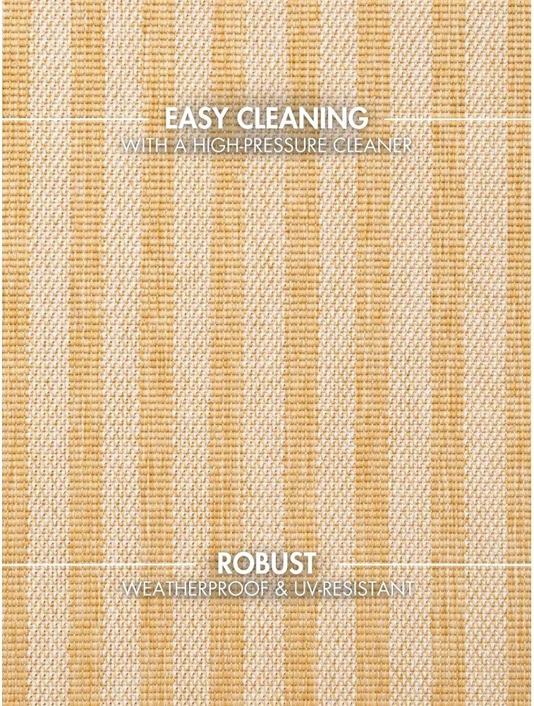 Covor pentru exterior și interior galben ocru/crem 160x230 cm Haringey Linley – Ted Baker