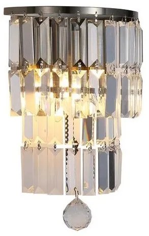 Aplica de perete cristal Empire 2L, baie IP44