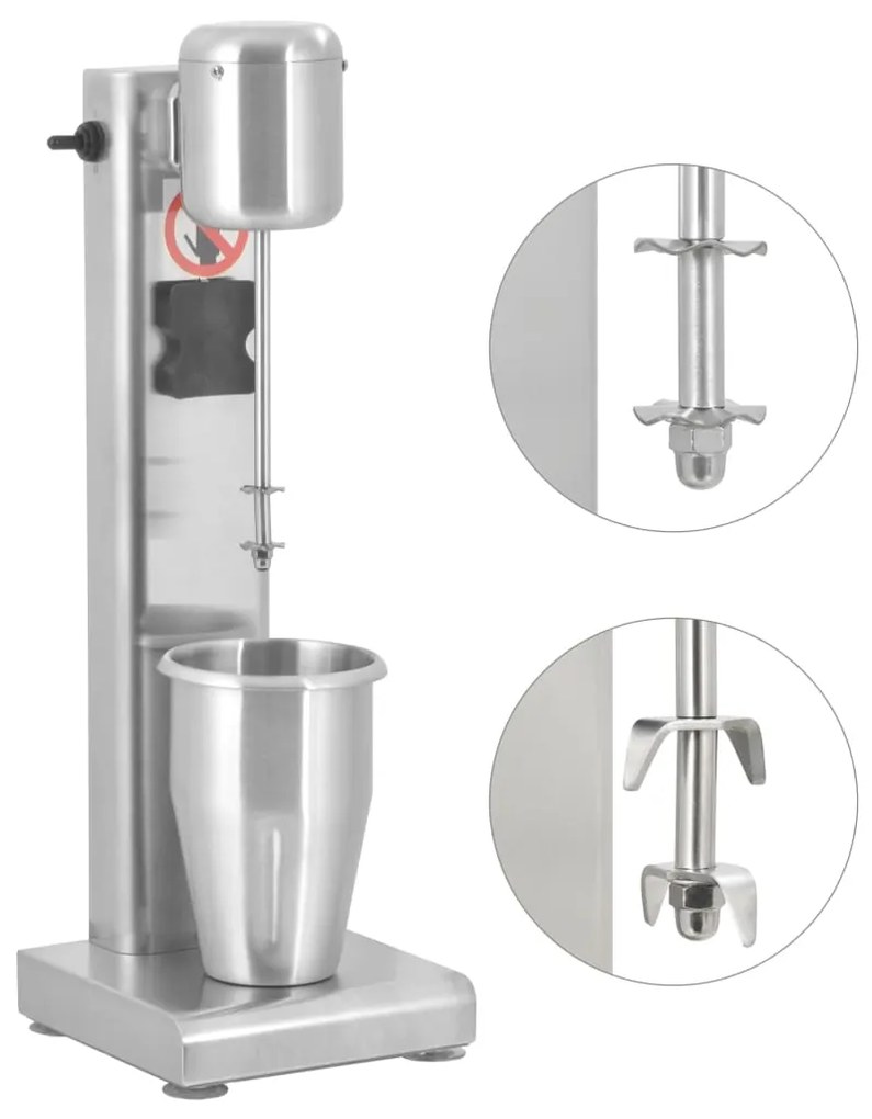 Mixer de milkshake, 1 L, otel inoxidabil 1 L (1 mixer)