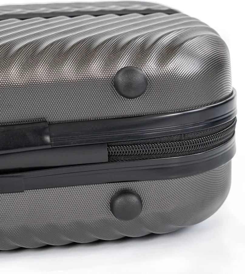 TraveLux Pro valiză manuală cu capac dur 28x36x16 cm aur roz