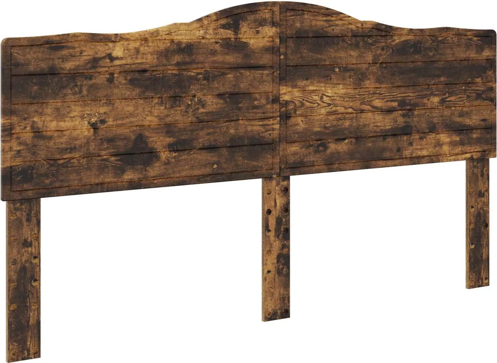 vidaXL Tăblie cap Stejar fumuriu 180 cm Lemn compozit