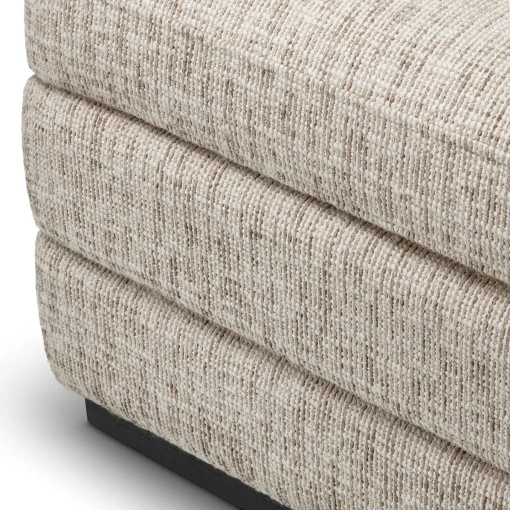 Taburete cu spatiu de depozitare Valmont, Creststone beige