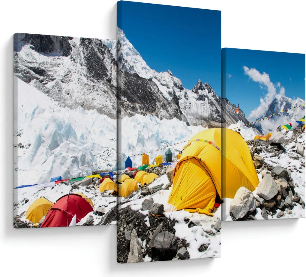 Tablou - Camping la munte (90x60 cm)