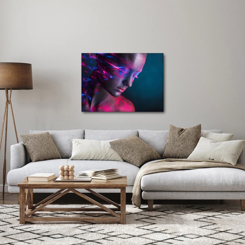 Tablou strălucitor a femeii (70x50 cm)