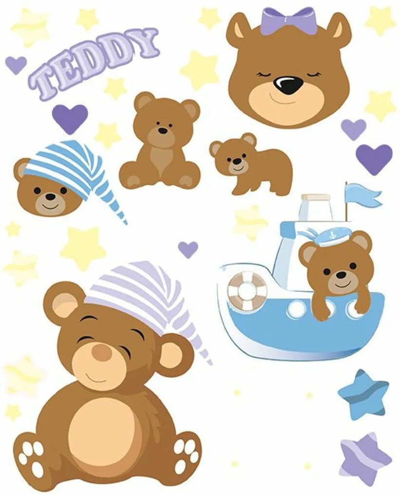 Tulimi Culoare, fericit fier Teddy - big foaie