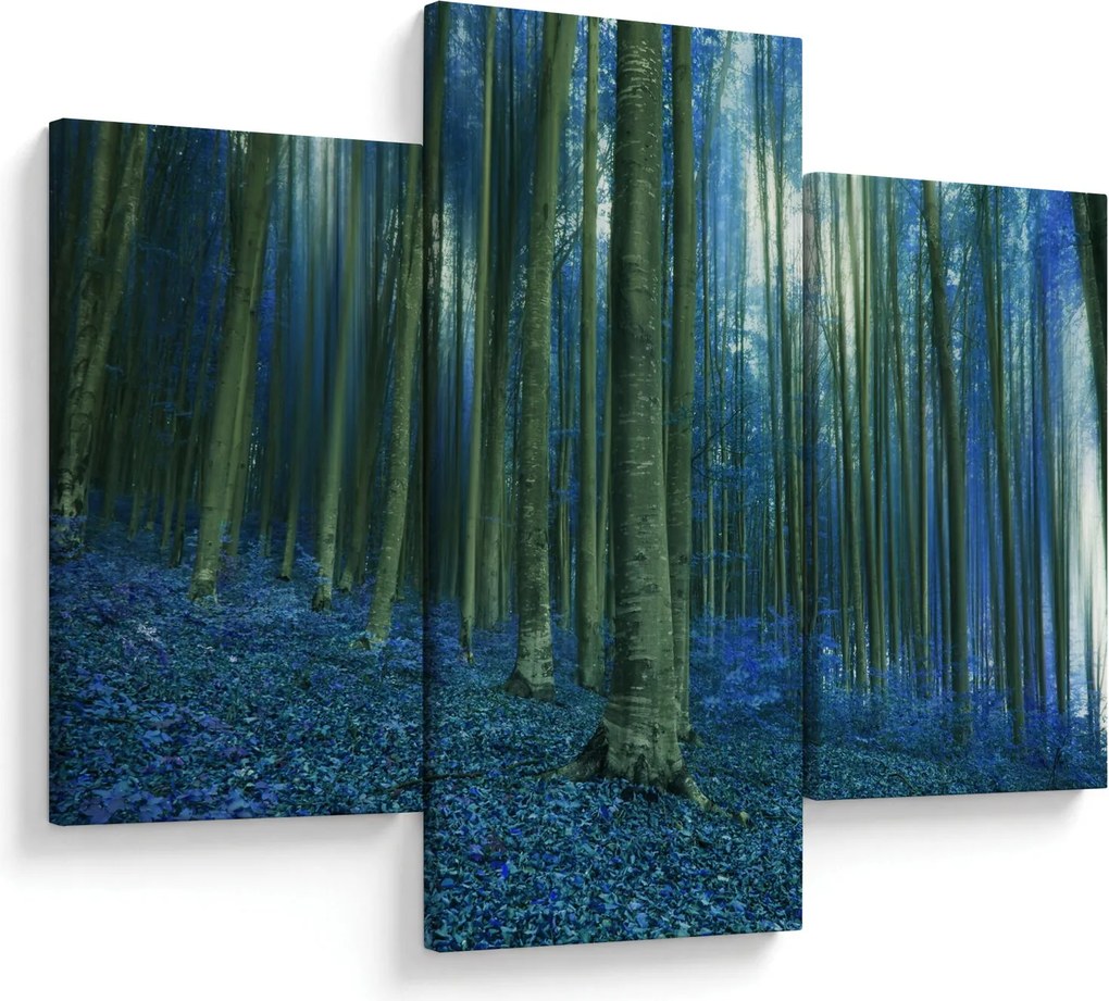 Tablou - Pădure albastră (90x60 cm)