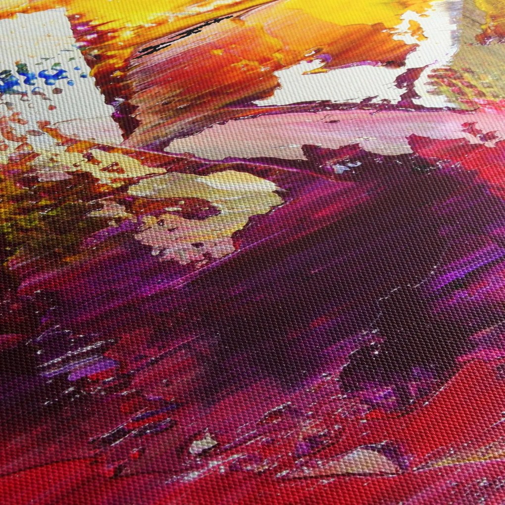 Tablou cu abstracție - pictura (120x50 cm)