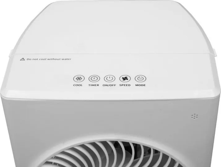 La mâna a doua: Racitor de aer si umidificator Elite ACS-2594, 60W, 20 m², 760 m³/h, Zgomot redus, Afisaj LED, Timer, Alb